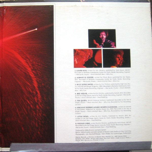 Jimi Hendrix : Hendrix In The West (LP,Album)
