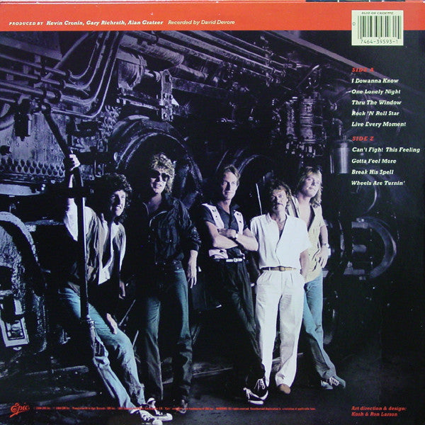 REO Speedwagon : Wheels Are Turnin' (LP,Album,Stereo)