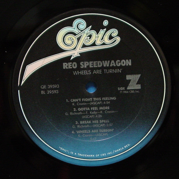 REO Speedwagon : Wheels Are Turnin' (LP,Album,Stereo)