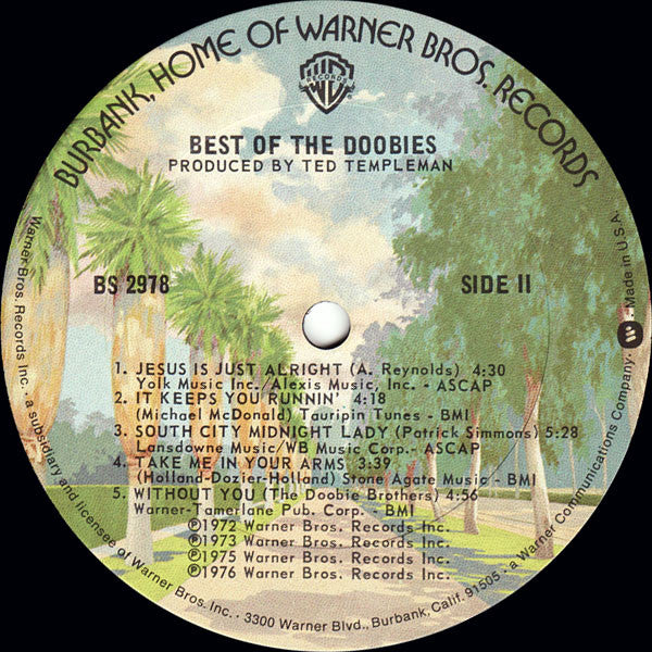 Doobie Brothers, The : Best Of The Doobies (LP,Compilation)