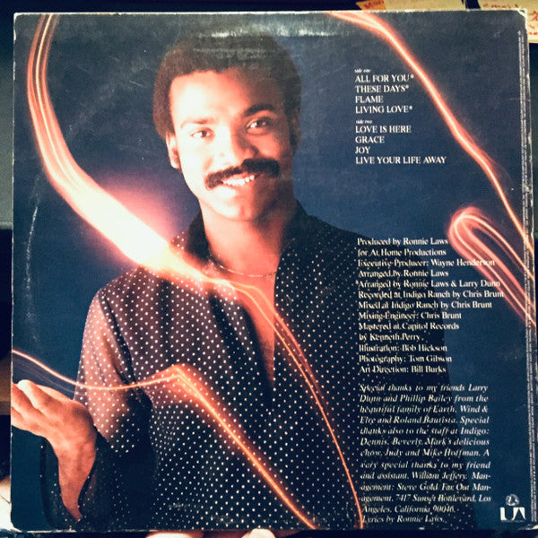 Ronnie Laws : Flame (LP,Album)