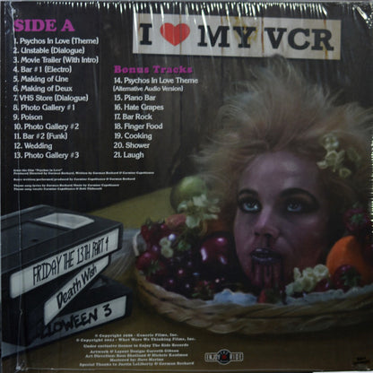 Carmine Capobianco & Gorman Bechard : Psychos In Love (Original Soundtrack) (LP,Single Sided,Limited Edition,Reissue,Mono)