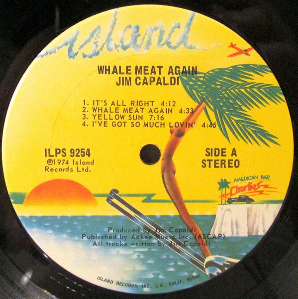 Jim Capaldi : Whale Meat Again (LP,Album,Stereo)