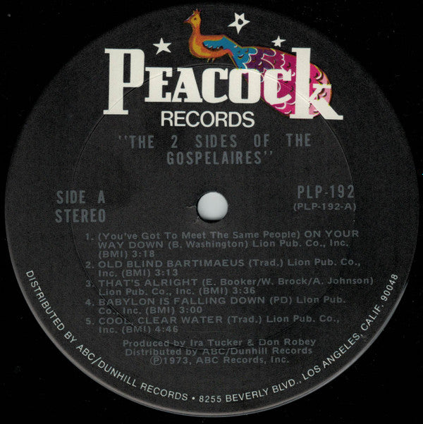Gospelaires, The : Two Sides Of The Gospelaires (LP,Album,Stereo)