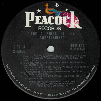 Gospelaires, The : Two Sides Of The Gospelaires (LP,Album,Stereo)