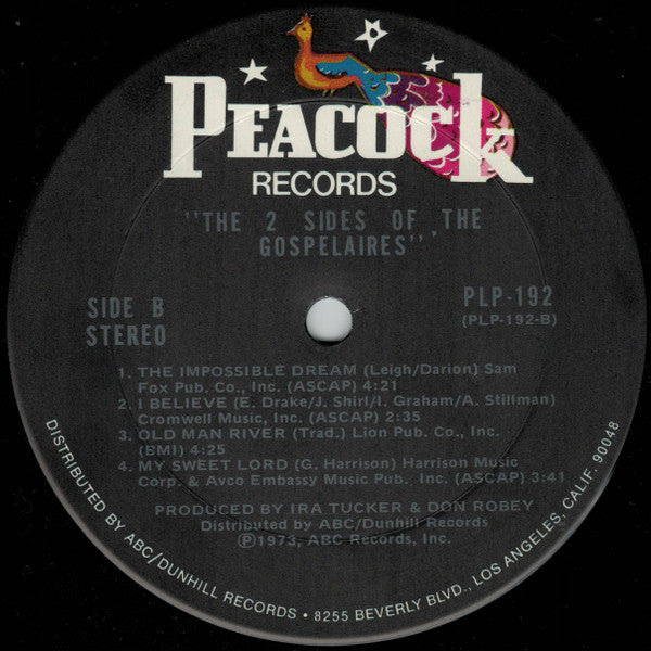 Gospelaires, The : Two Sides Of The Gospelaires (LP,Album,Stereo)