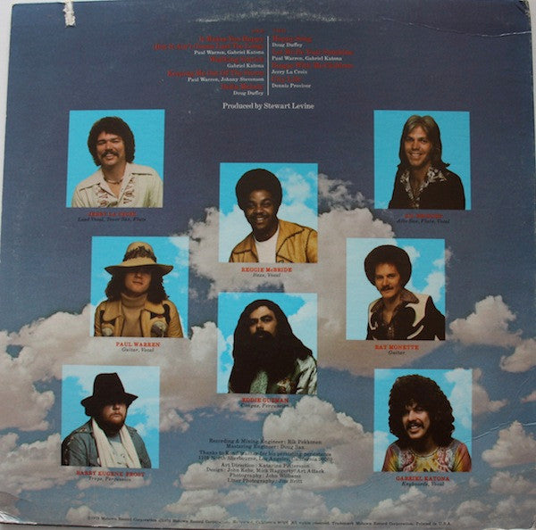 Rare Earth : Back To Earth (LP,Album,Stereo)