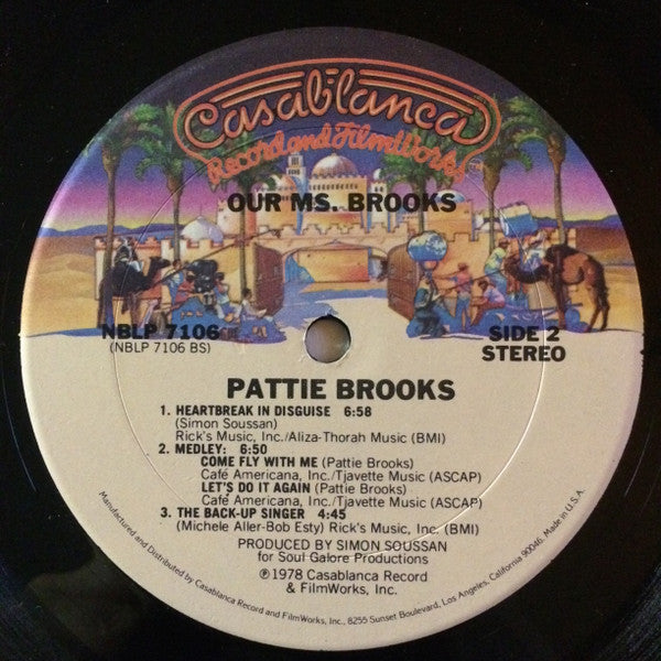Pattie Brooks : Our Ms. Brooks (LP,Album)