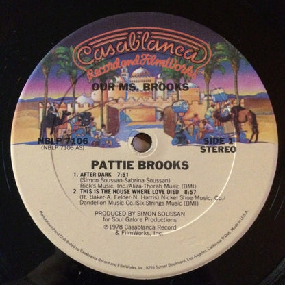Pattie Brooks : Our Ms. Brooks (LP,Album)