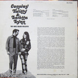 Conway Twitty & Loretta Lynn : We Only Make Believe (LP,Album)