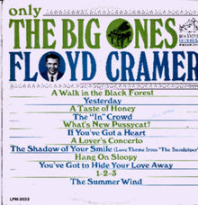 Floyd Cramer : Only The Big Ones (LP,Album,Mono)