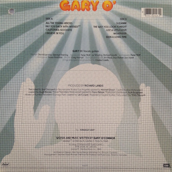 Gary O'Connor : Gary O' (LP,Album)