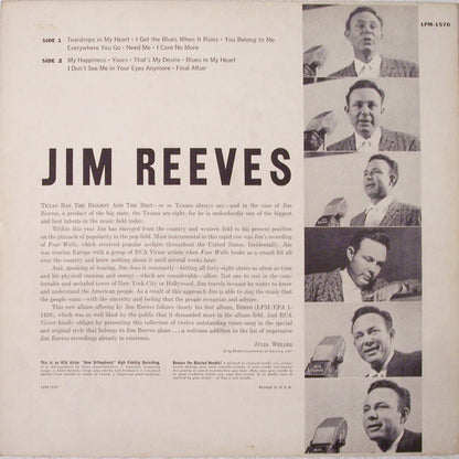 Jim Reeves : Jim Reeves (LP,Album,Mono)