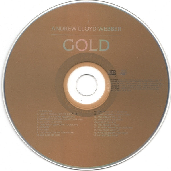 Andrew Lloyd Webber : Gold - The Definitive Hit Singles Collection (Compilation)