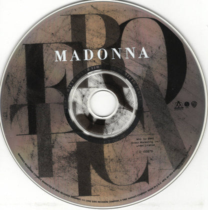 Madonna : Erotica (Album,Club Edition)