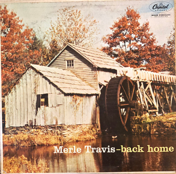 Merle Travis : Back Home (LP,Reissue,Mono)