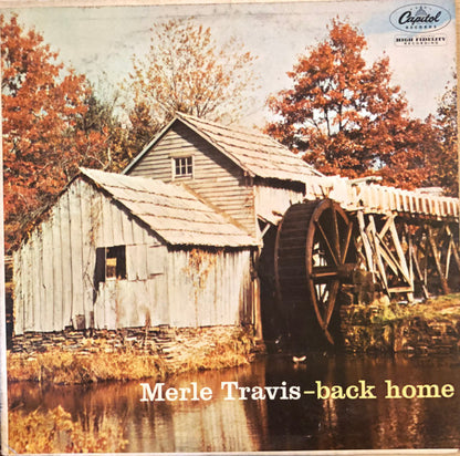 Merle Travis : Back Home (LP,Reissue,Mono)