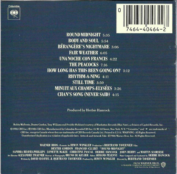 Herbie Hancock : Round Midnight - Original Motion Picture Soundtrack (Album)