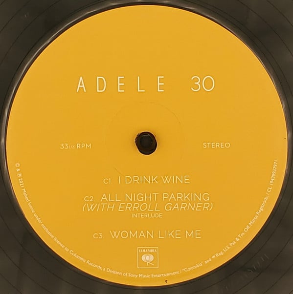 Adele (3) : 30 (LP,Album,Stereo)
