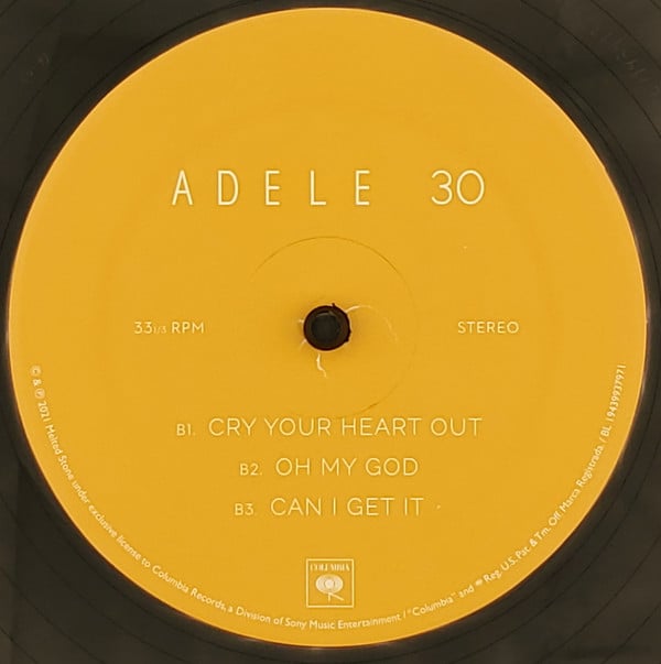 Adele (3) : 30 (LP,Album,Stereo)