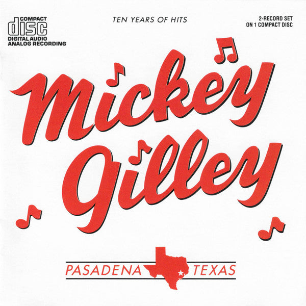 Mickey Gilley : Ten Years Of Hits (Compilation,Reissue)