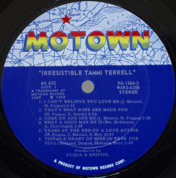 Tammi Terrell : Irresistible Tammi Terrell (LP,Album,Stereo)