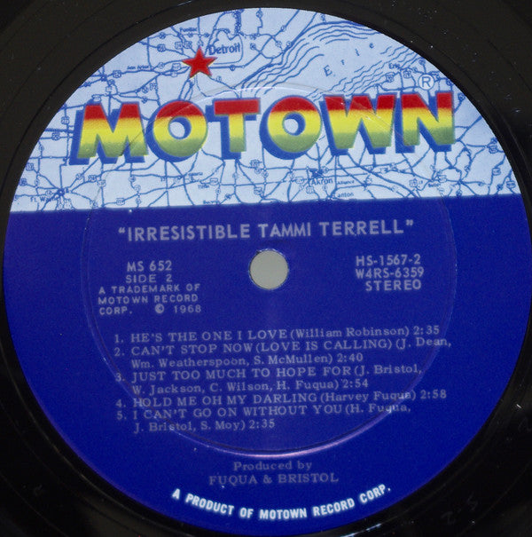 Tammi Terrell : Irresistible Tammi Terrell (LP,Album,Stereo)