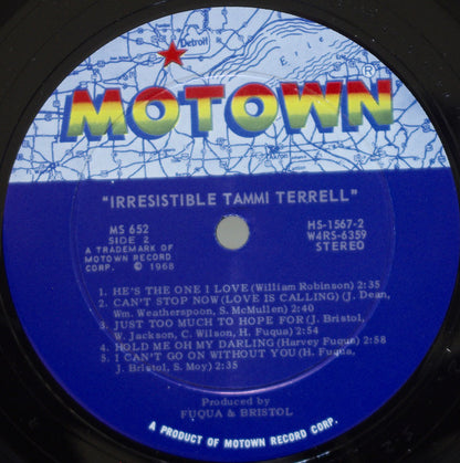 Tammi Terrell : Irresistible Tammi Terrell (LP,Album,Stereo)
