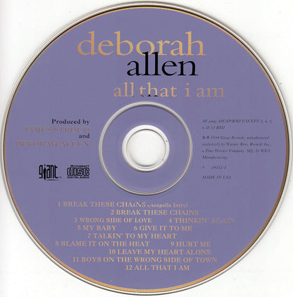 Deborah Allen : All That I Am (Album)