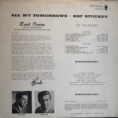 Nat Stuckey : All My Tomorrows (LP,Album,Stereo)