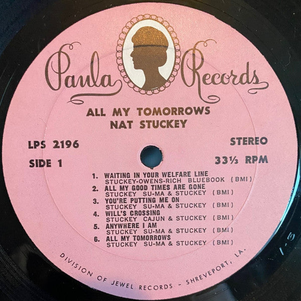 Nat Stuckey : All My Tomorrows (LP,Album,Stereo)