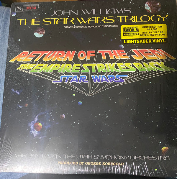 John Williams (4), Varujan Kojian, Utah Symphony Orchestra : The Star Wars Trilogy (LP,Album,Limited Edition,Reissue)