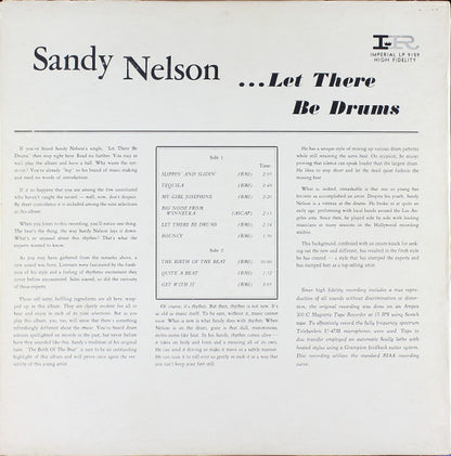 Sandy Nelson : Let There Be Drums (LP,Album,Mono)