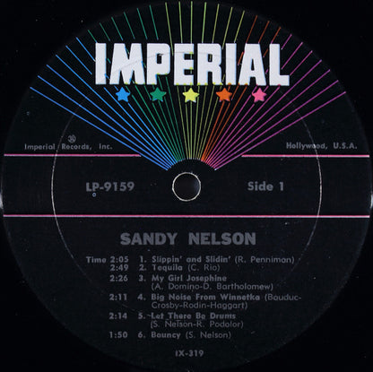 Sandy Nelson : Let There Be Drums (LP,Album,Mono)