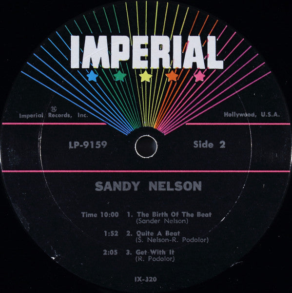 Sandy Nelson : Let There Be Drums (LP,Album,Mono)