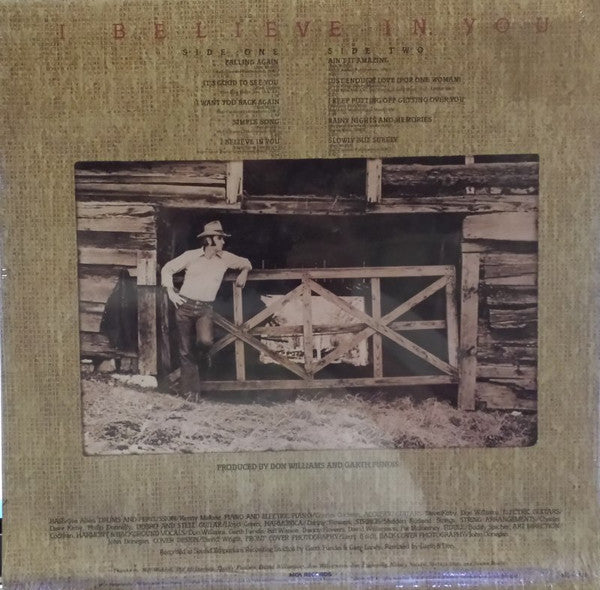 Don Williams (2) : I Believe In You (LP,Album)