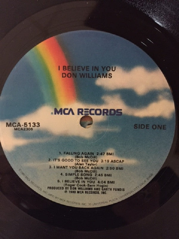 Don Williams (2) : I Believe In You (LP,Album)