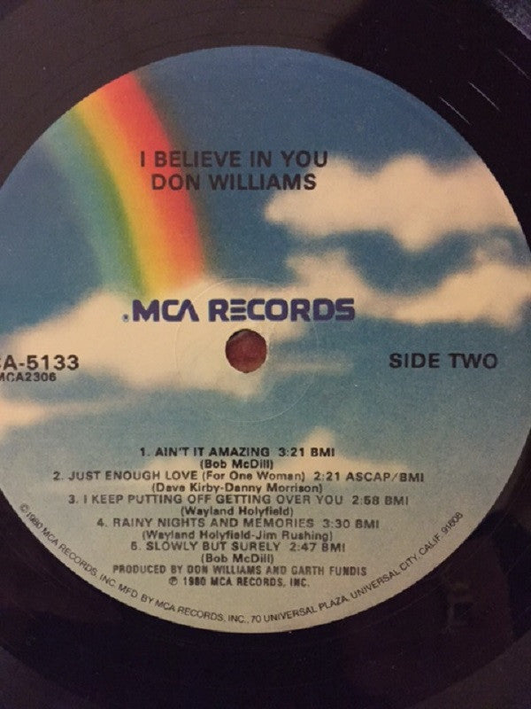 Don Williams (2) : I Believe In You (LP,Album)