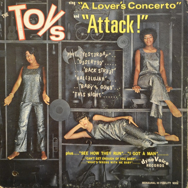 Toys, The : The Toys Sing "A Lover's Concerto" And "Attack" (LP,Album,Mono)