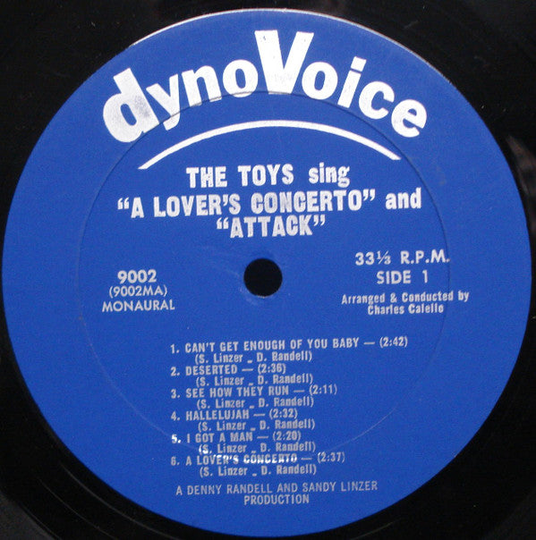Toys, The : The Toys Sing "A Lover's Concerto" And "Attack" (LP,Album,Mono)