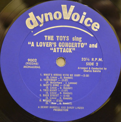 Toys, The : The Toys Sing "A Lover's Concerto" And "Attack" (LP,Album,Mono)