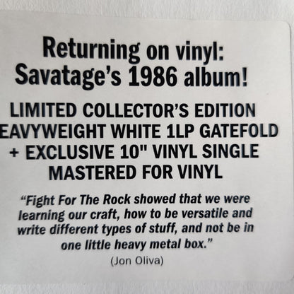 Savatage : Fight For The Rock (LP,Album,Limited Edition,Reissue,Remastered)