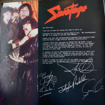Savatage : Fight For The Rock (LP,Album,Limited Edition,Reissue,Remastered)