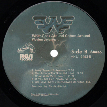 Waylon Jennings : What Goes Around Comes Around (LP,Album,Stereo)