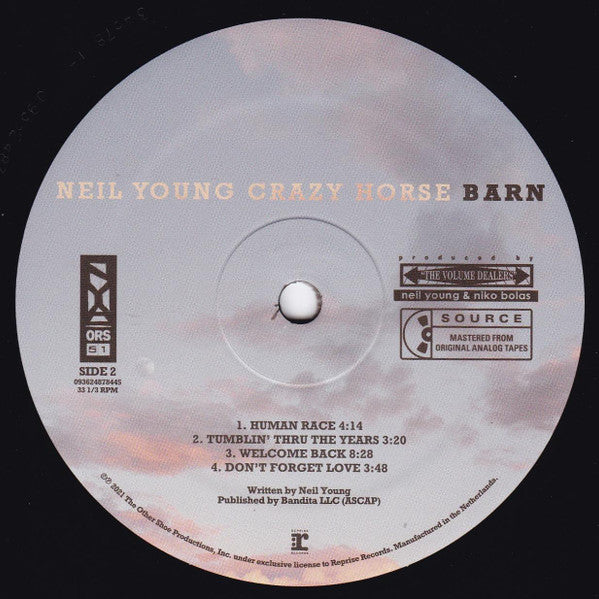 Neil Young With Crazy Horse : Barn (LP,Album)