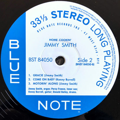 Jimmy Smith : Home Cookin' (LP,Album,Reissue,Stereo)