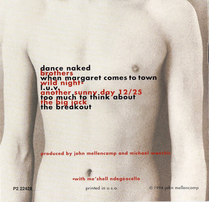 John Cougar Mellencamp : Dance Naked (Album,Club Edition)