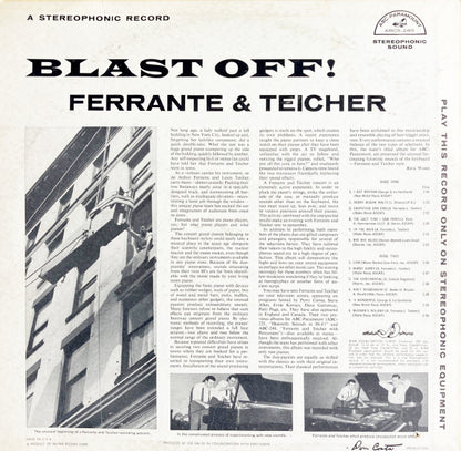 Ferrante & Teicher : Blast Off! (LP,Album,Stereo)