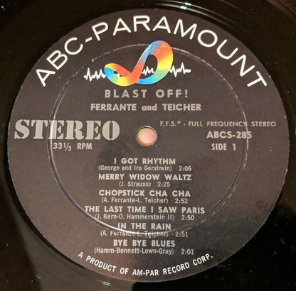 Ferrante & Teicher : Blast Off! (LP,Album,Stereo)