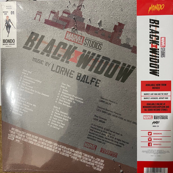 Lorne Balfe : Marvel’s Black Widow (Original Motion Picture Soundtrack) (12",33 ⅓ RPM,Limited Edition)